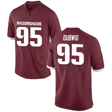 Red Sam Dubwig Youth Arkansas Razorbacks Football College Jersey - Replica